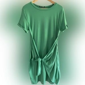 T-Shirt Front Wrap Dress